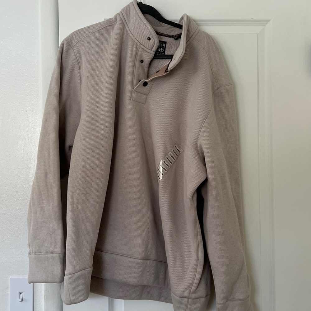 Men's Beige Sweater.